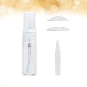 Outanaya 1 Pack Women Double Eyelid Sticker Spray Bottles Empty Makeup Spray Bottle Double Eyelid Paster Mesh 9*2cm As Shown - product information 2