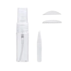 Outanaya 1 Pack Women Double Eyelid Sticker Spray Bottles Empty Makeup Spray Bottle Double Eyelid Paster Mesh 9*2cm As Shown - product information 5