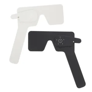 2pcs Eye Occluder Handheld for Ophthalmologists Orthoptists Eyesight Test Tool Eye Exam Tools black - product information 2