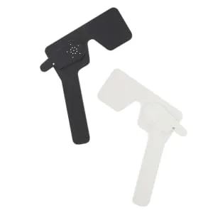 2pcs Eye Occluder Handheld for Ophthalmologists Orthoptists Eyesight Test Tool Eye Exam Tools black - product information 3