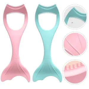 FOYTOKI 2pcs Mascara Brush Eyeliner Stencil Reusable Eyeliner Aid Eyebrow Lash Mascara Guide Eyelash Set - product information 1
