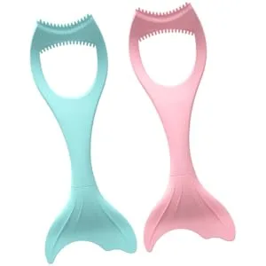 FOYTOKI 2pcs Mascara Brush Eyeliner Stencil Reusable Eyeliner Aid Eyebrow Lash Mascara Guide Eyelash Set - product information 2