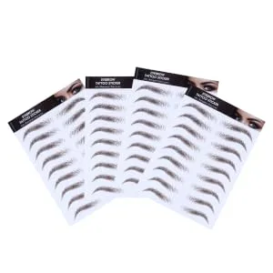 4pcs Eyebrow Stickers Eyebrows Stickers 6d Eyebrow Brow Shaper Imitation Eyebrow Make up Tool 4d - product information 6