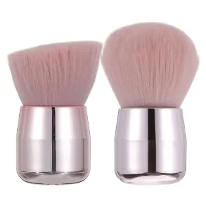 2pcs Mushroom Head Stucco Blush Brush Foundation Brush Mineral Brush Foundation Makeup - product information 2