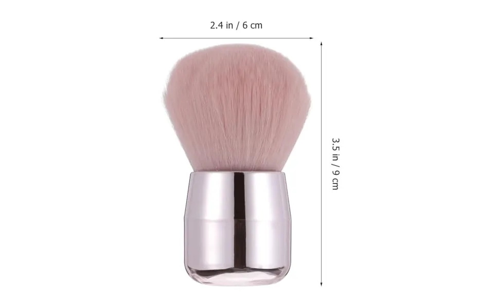 2pcs Mushroom Head Stucco Blush Brush Foundation Brush Mineral Brush Foundation Makeup - product information 4