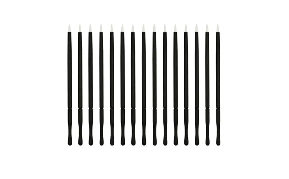 Outanaya 50pcs Eye Makeup Tools White Eye Liner Pencils Eyeliner Wand Makeup Eye Wands Applicator Disposable 10*0.5cm White - product information 2