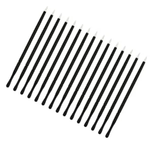 Outanaya 50pcs Eye Makeup Tools White Eye Liner Pencils Eyeliner Wand Makeup Eye Wands Applicator Disposable 10*0.5cm White - product information 3
