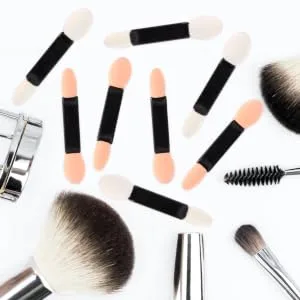 Outanaya Eye Shadow Sponge Applicator 20pcs Brush Eyeshadow Professional Double- End es Miss Set Emulsion - product information 2
