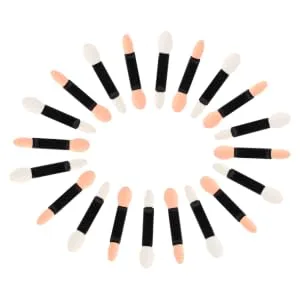 Outanaya Eye Shadow Sponge Applicator 20pcs Brush Eyeshadow Professional Double- End es Miss Set Emulsion - product information 5