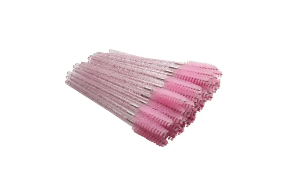 CIMAXIC 100pcs eyelash mascara lash applicator eyelash makeup brush eyebrow comb Cosmetic bag spiral Miss Size 1 Pink - product information 1