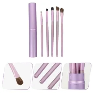 5 Pcs Horsehair Eyeshadow Brush Makeup Brush Thin Eyeliner Brush Women Eye Shadow Brush Tool Make up - product information 3
