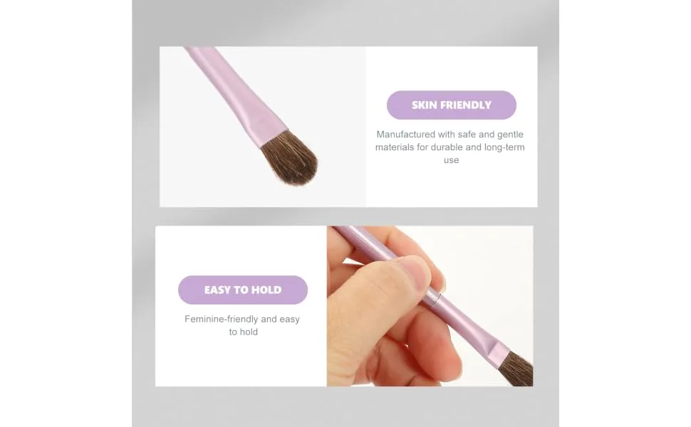 5 Pcs Horsehair Eyeshadow Brush Makeup Brush Thin Eyeliner Brush Women Eye Shadow Brush Tool Make up - product information 6