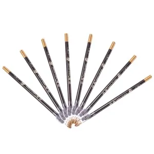 8pcs pencil sharpener eyebrow pencil haozhuang eyebrow pencil Eyebrow Pencils Makeup Accessories 1 count (Pack of 1) Black - product information 6