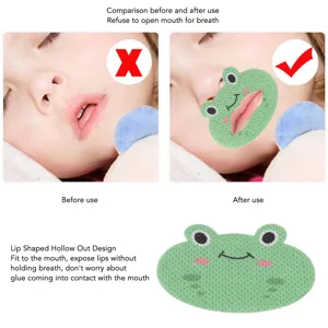 Kids Sleep Strips Central Opening Improve Sleeping Kids Mouth Strip Tape 30Pcs for Night - product information 5