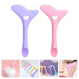 2 Pcs Eyeliner Eyeshadow Marscara Drawing Tools Makeup Marscara Make up Aids Simple Facial Mask Girl - product information 1