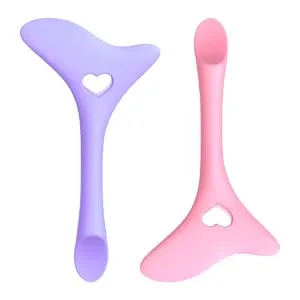2 Pcs Eyeliner Eyeshadow Marscara Drawing Tools Makeup Marscara Make up Aids Simple Facial Mask Girl - product information 2