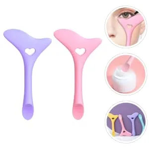 2 Pcs Eyeliner Eyeshadow Marscara Drawing Tools Makeup Marscara Make up Aids Simple Facial Mask Girl - product information 4