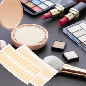 Gogogmee Clear Wallet 80pcs Lace Double Eyelid Sticker Double Side Eyelid Traceless Eye Lift Strips Man Beauty Stickers - product information 1