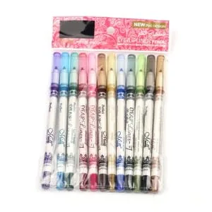 CIMAXIC 12pcs Eyeliner Lip Colour Liner Eye Pencil Eyeshadow Cosmetic Pen Makeup - product information 1