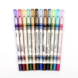 Gogogmee 12pcs Colorful Eyeliner Eye Liner Liquid Liner Colored Eye Liner Pencils Set Liquid Eyeliner Mousse - product information 2