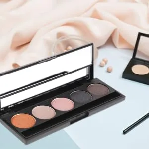 PLAFOPE 2pcs 5 Eyeshadow Case Eye Shadow Cosmetics Palette Eyeshadow Empty Case Travel Pack Child Bracket - product information 2