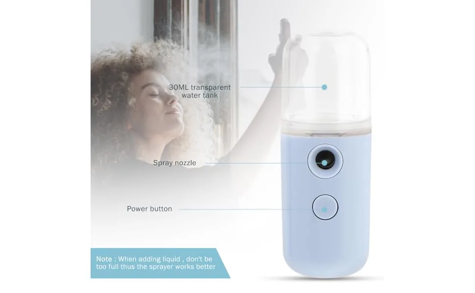 Outanaya 4pcs Small Pill Hydrating Instrument Beauty Sprayer Mini Face Mist Handy Sprayer Hydrated - product information 4