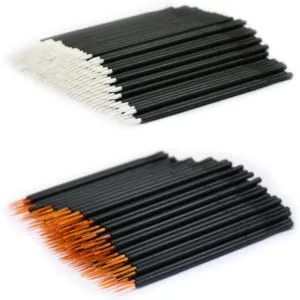 IWOWHERO 100pcs Eyeliner Makeup Gadgets White Makeup Eye Wands Make up Makeup Tools 10*0.5cm As Shown - product information 5