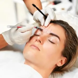 Outanaya 4 Pcs Brow Mapping Pen Pen Tool Eyebrow Mapping Kit Eyebrow Pencil Plastic Skin Pen - product information 4