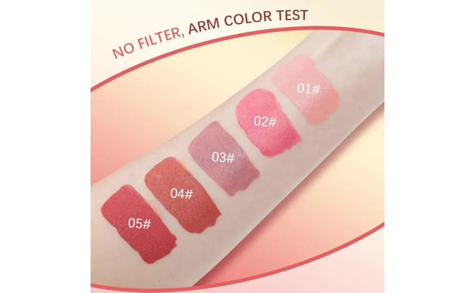 Outanaya 5pcs Blush Sheer Flush Face Makeup Creamy Eyeshadow Eye Shadow Pigment Pigment Cosmetic Rouge - product information 2