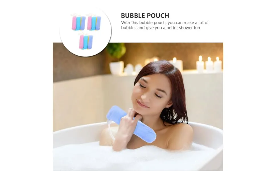 WOONEKY 15pcs Foaming Soap Soap Foaming Exfoliating Net Foam Soap Soap Face Soap Pp 14.5x5cm As Shown - product information 1