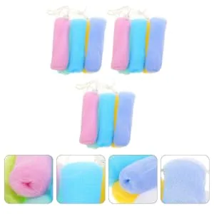 WOONEKY 15pcs Foaming Soap Soap Foaming Exfoliating Net Foam Soap Soap Face Soap Pp 14.5x5cm As Shown - product information 2