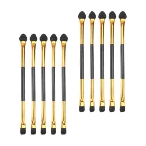 Gogogmee 20pcs Double Ended Eyeshadow Brush Makeup Brush Make up Dual Sided Eyeshadow Liquid Makeup Set Miss - product information 2