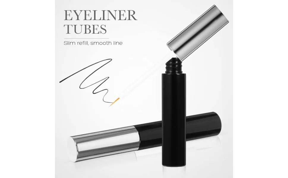 HAPINARY 12 Pcs Empty Mascara Tube for oil Eyeliner Bottle Empty Refillable Eyelash Grow Oil - product information 3