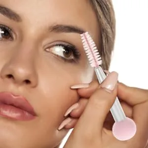 Gogogmee 6pcs Sponge Makeup Brush Eyebrow Sponge Brush Eyelash Mascara Make up Sponges Makeup Puffs Nylon - product information 4