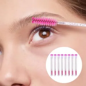 PLAFOPE 16 Pcs Diamond Mascara Brush Eyelash Separator Mascara Cream Lengthening Mascara Lash Tools Acrylic - product information 5