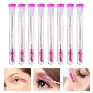 PLAFOPE 16 Pcs Diamond Mascara Brush Eyelash Separator Mascara Cream Lengthening Mascara Lash Tools Acrylic - product information 6