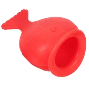 Gogogmee 2pcs Silicone Fish Lip Filler (red) Plumping Device Enhancer Lip Plumper Treatment Mouth - product information 4