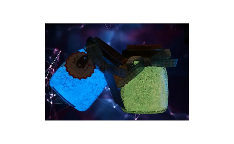 KONTONTY 2 Pack Outdoor Ornaments Fluorescent Powder Luminous Powder Luminous Sand Phosphor Powder Ordinary Blue Siize 3 - product information 1