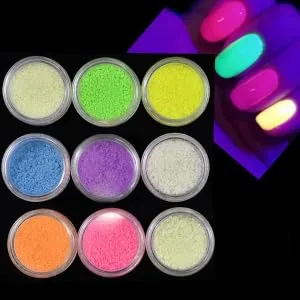 KONTONTY 2 Pack Outdoor Ornaments Fluorescent Powder Luminous Powder Luminous Sand Phosphor Powder Ordinary Blue Siize 3 - product information 3