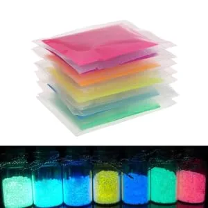 KONTONTY 2 Pack Outdoor Ornaments Fluorescent Powder Luminous Powder Luminous Sand Phosphor Powder Ordinary Blue Siize 3 - product information 6
