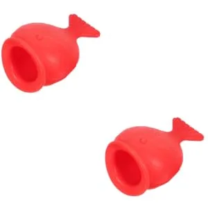 HAPINARY 2pcs Silicone Fish Lip Filler (red) Plumpit Lip Plumper Device Lip Suction Plumper Para - product information 5