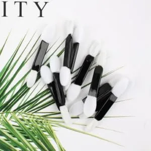 VINTORKY 50pcs Sponge Eyeshadow Brush Kit Applicators Foam Brush Eyeshadow Eye Shadow Brush Suite Miss Pointy - product information 6