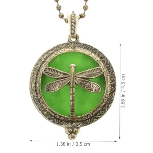 PLAFOPE Disfuser Necklace 5pcs Aromatherapy Necklace Essential Oil Aroma Diffuser Necklace Car Women Choker Alloy Perfume Miss - product information 1