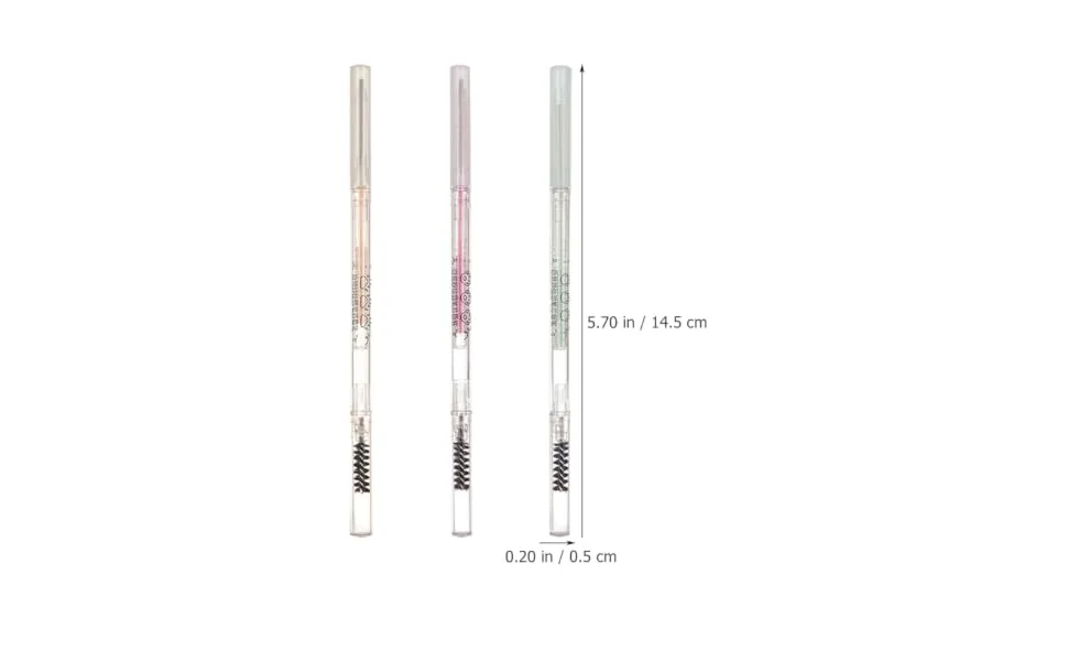 Outanaya 5pcs Eyebrow Makeup Pencils Eyebrow Pens Pencils with Ash Brown Eyebrow Pencil Hair Double Bun Paste - product information 3