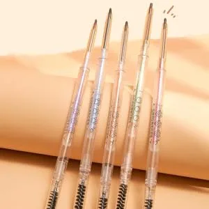 Outanaya 5pcs Eyebrow Makeup Pencils Eyebrow Pens Pencils with Ash Brown Eyebrow Pencil Hair Double Bun Paste - product information 7