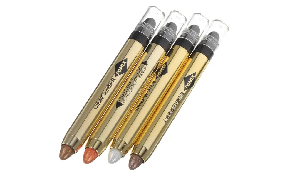 Outanaya 4pcs Glitter Eyeshadow Stick Eyeshadow Crayon Plastic Glitter Eyeshadow - product information 7