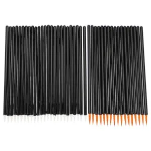 VINTORKY Lash Brush 100pcs Disposable Cosmetic Stick Wands Eyelash Brush Tools Applicator Eyeliner Mascara Makeup Eye - product information 1