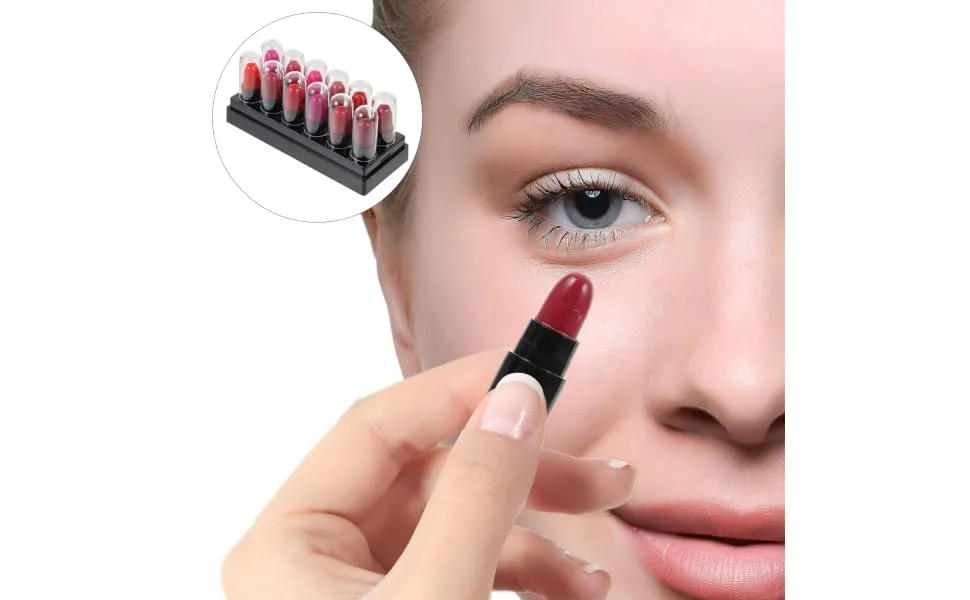 Outanaya 12pcs Eye Shadow Stick Suit Cream Eyeshadow Stick Lightweight Eyeshadow Colorful Lipstick Plastic - product information 6