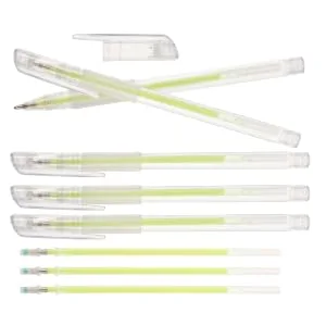 FOYTOKI 5pcs Beauty Spot Eyebrow Pen Eyebrow Permanent Pen White Markers Medical Plastic - product information 4