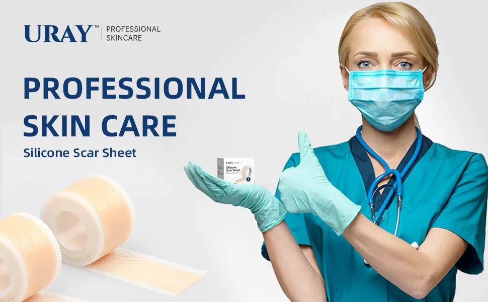 Silicone Scar Tape for Surgical Scars - Extra Long Scar Sheets for C-Section (59 in x 1.5 in) - product information 1